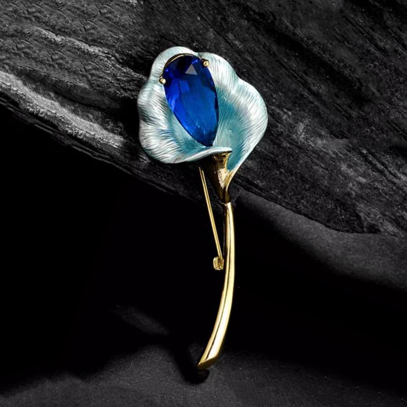 Calla Lily Brooch, High-end Feminine Design Sense, Niche Brooch for Suit Pins