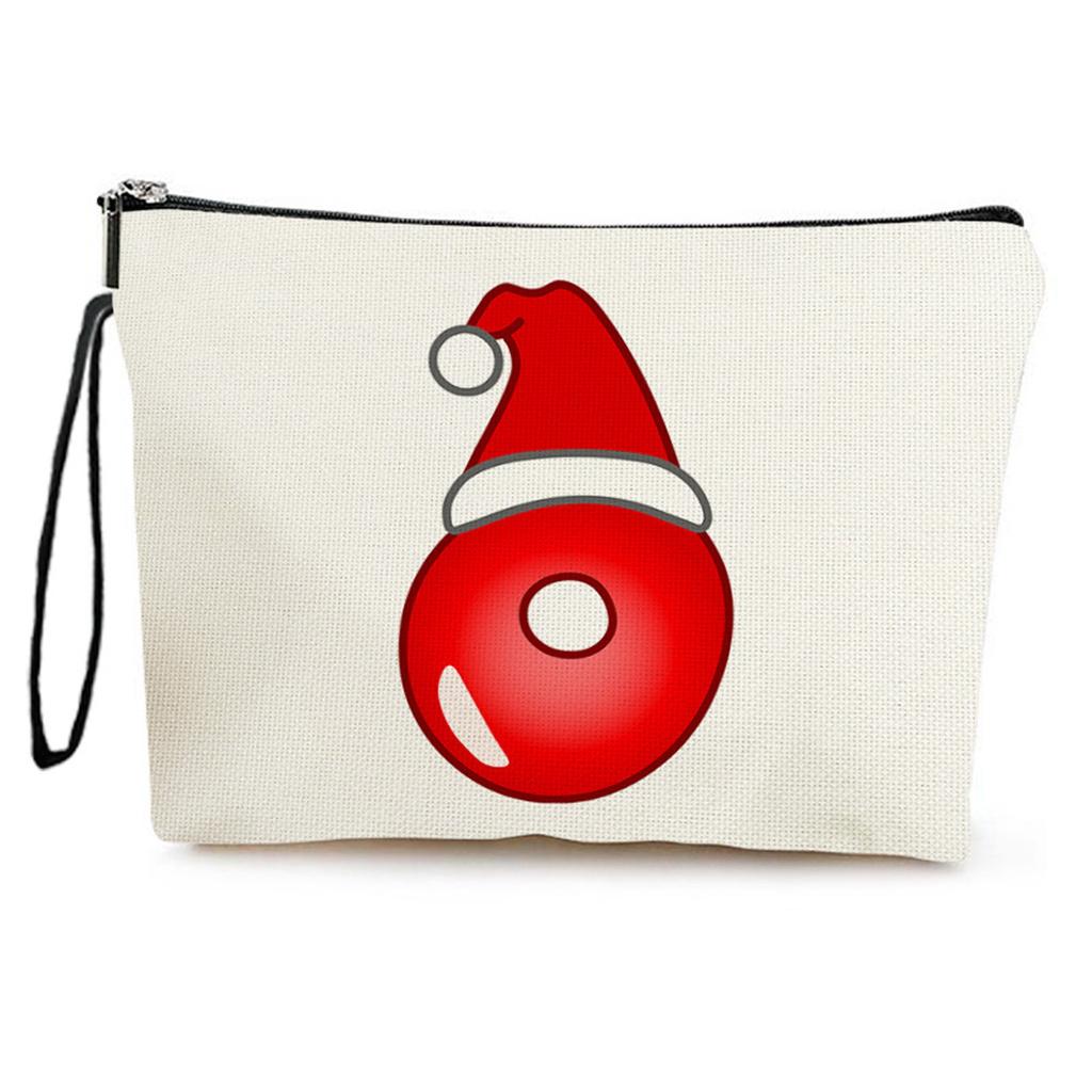 Christmas Candy Cosmetic Bag Women's Portable Storage Bag