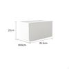 Storage Cabinet, Drawer Organizer Gap Shelf, Living Room, MultiFunctional 18.8x35.5x12.2cm White