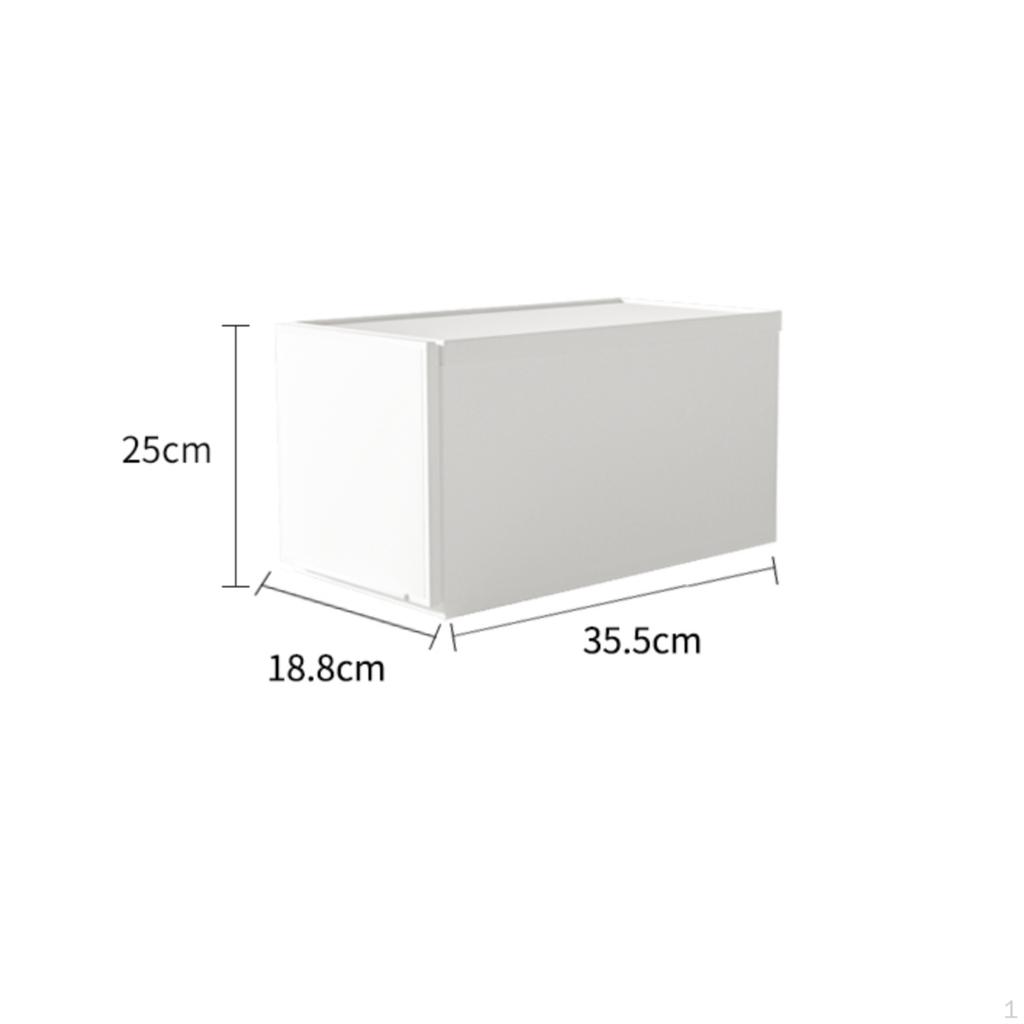 Storage Cabinet, Drawer Organizer Gap Shelf, Living Room, MultiFunctional 18.8x35.5x12.2cm White