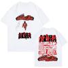 Summer Hot Sale Japanese Science Fiction Cartoon Movie Anime Akira Graphic T Shirts Unisex Hip Hop Streetwear Oversized T-Shirt