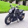 1:12 Kawasaki Ninja H2R Diavel Motorcycles Toy Car Model Light Sound Shock Absorption Miniature Vehicle for Child Birthday Gifts