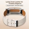 Adjustable Fitness Tracker Strap PU Leather Watch Strap for Google Fitbit Air for Men Women