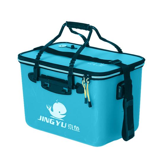 MUQZI Sports Accessory Practical Live Fish Box Eco-Friendly Zipper Closure Handle