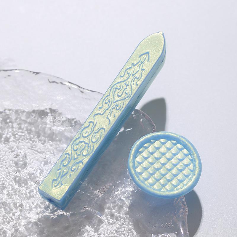 Aurora Colour Seal Wax Strip Wax Seal Stamp Candle DIY Gift Envelope Wedding Invitation Ancient Seal Wax Stamp Making Tools 1pcs