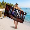 Large Beach TowelThe Addams Family Soft Absorbent Towel Beach Bath Home Use