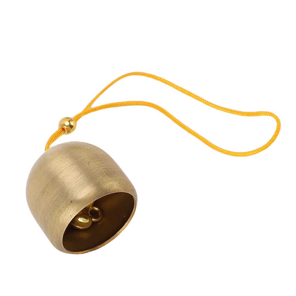 Hanging Bell Brass Clear Crisp Sound Versatile Bag Decor for Students Outdoor Enthusiasts Gift