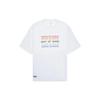 Li Ning Wade Collection T Shirts Unisex White Crew Neck Moderate Straight Fit AHSS431-2