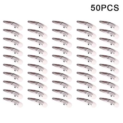 10/50 Stück Silber Haarspangen BB Snap Haarnadeln Basis für DIY handgefertigte Haarspangen Styling Werkzeuge Frauen Mädchen Haarschmuck Kopfbedeckungen