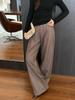 11KN Unisex Wide-Leg Striped Casual Pants - High-End Trendy, Loose Straight Fit, Versatile & Slimming