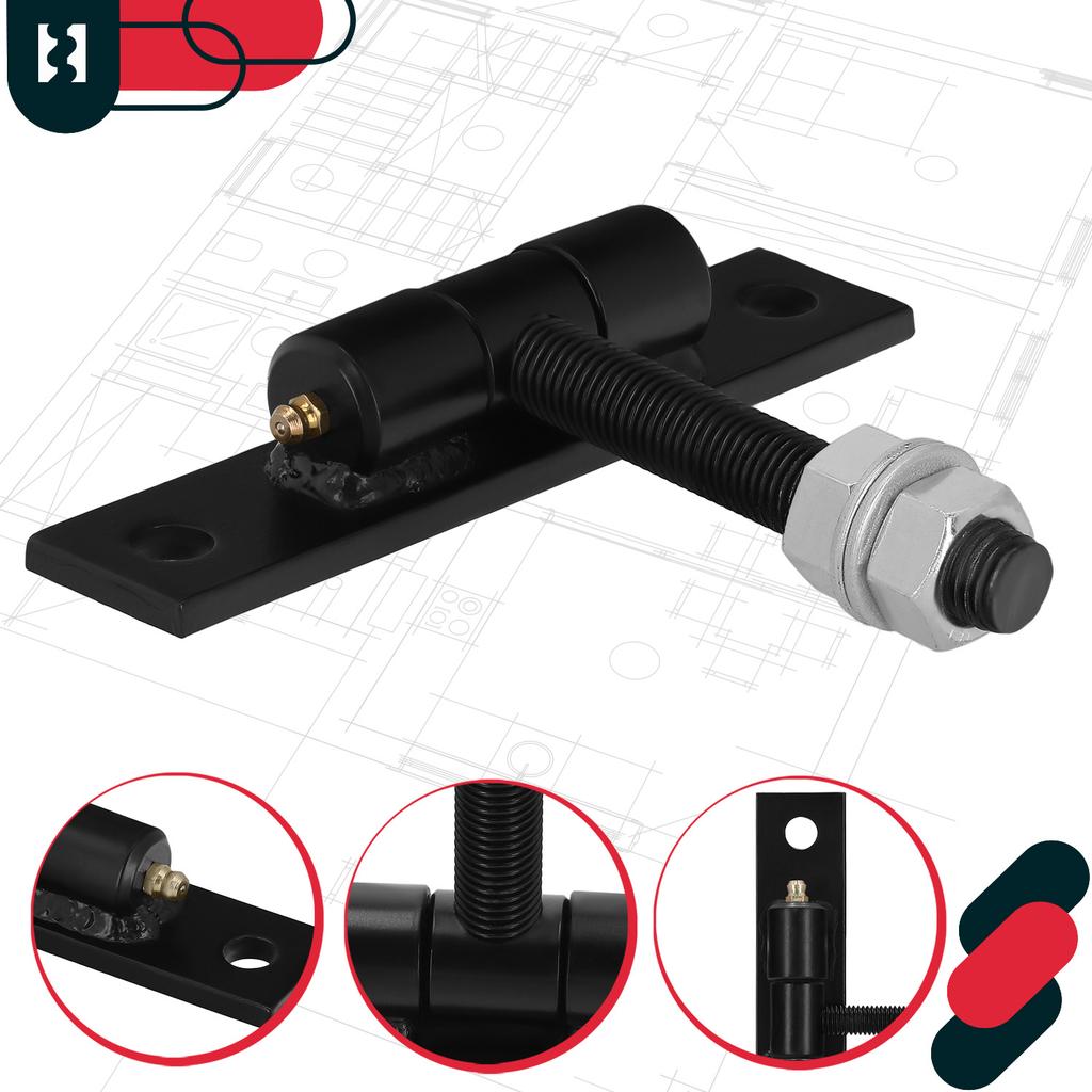 Kotarbau® Screw-In Gate Hinge With Grease Nipples For Gates, Doors, Wickets, Diameter 20 Mm, M20, Set Of 2