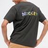 UNIQLO Mickey Mouse Print Crew Neck T-Shirt Unisex Tops Dark-Gray 447388-08