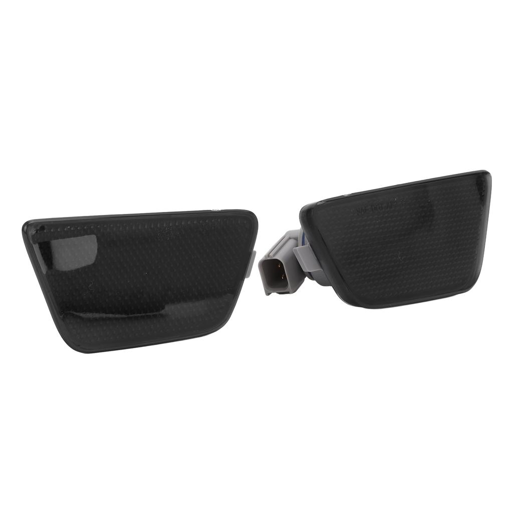 2pcs Front Bumper Side Marker Lights 42334145 Side Parking Lamp Replacement for Chevrolet CruzeGrey
