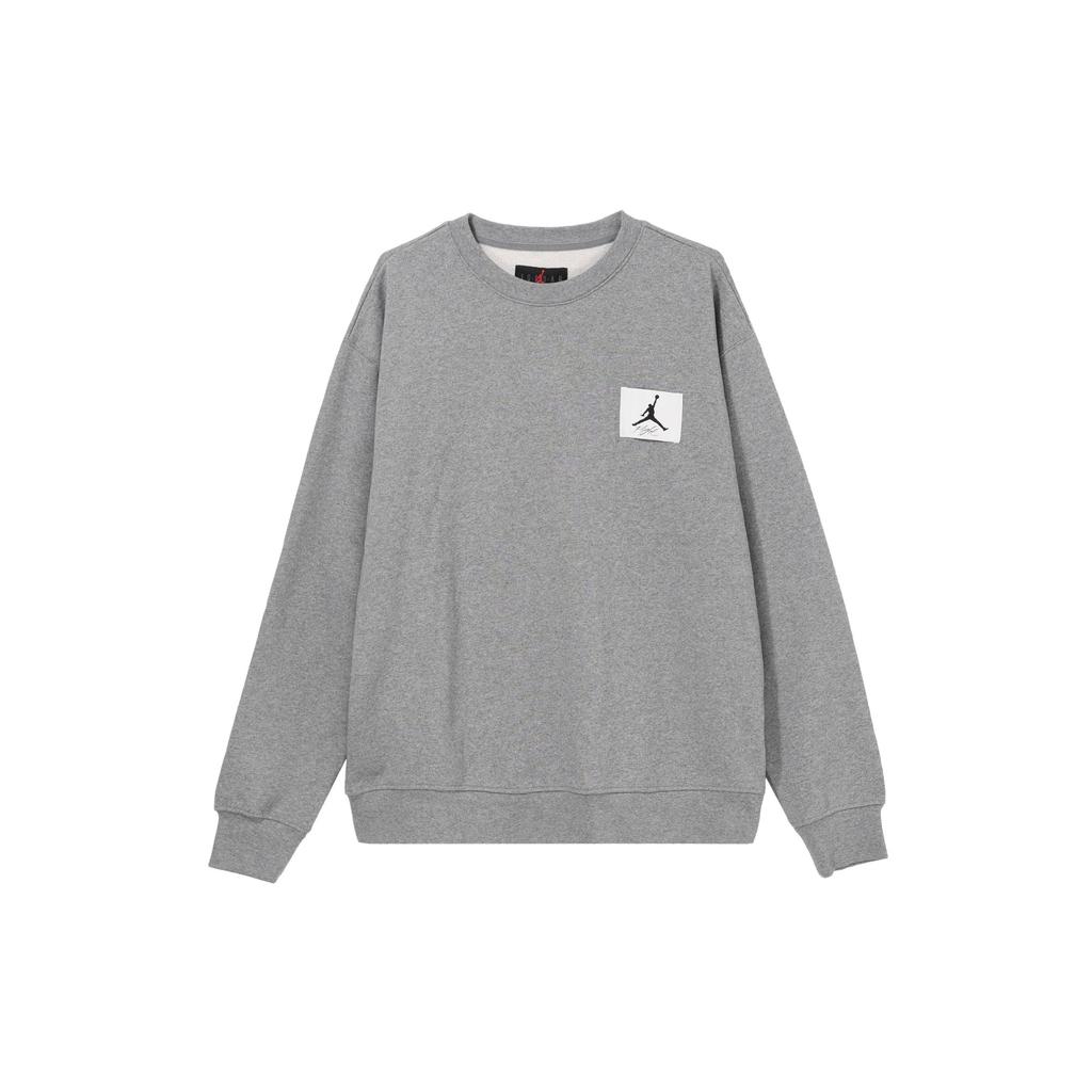 Jordan Sweatshirts Men's Gray Crew Neck Thickened Regular FB3910-091