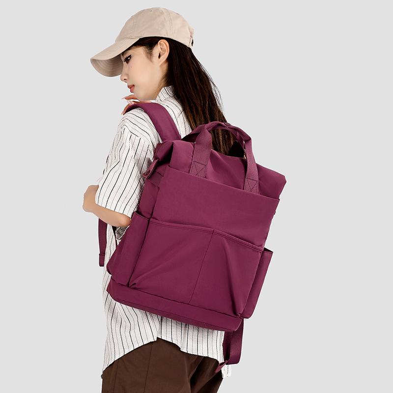 Zaino Commuter da Donna in Nylon Zaino da Viaggio per Studenti