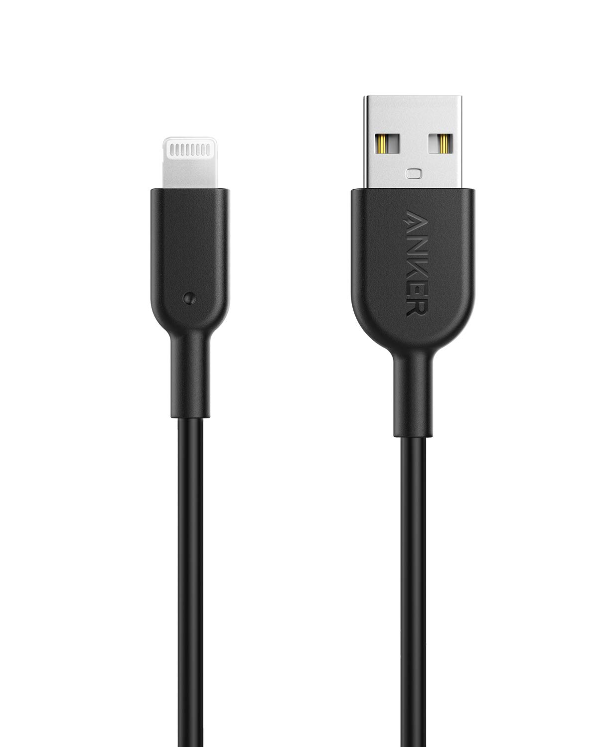 

Anker PowerLine II Lightning USB-кабель сертифицирован MFi, ультрасовместим с различными iPhone, iPad, iPod [Apple / Прочный] / / (0,9м черный)