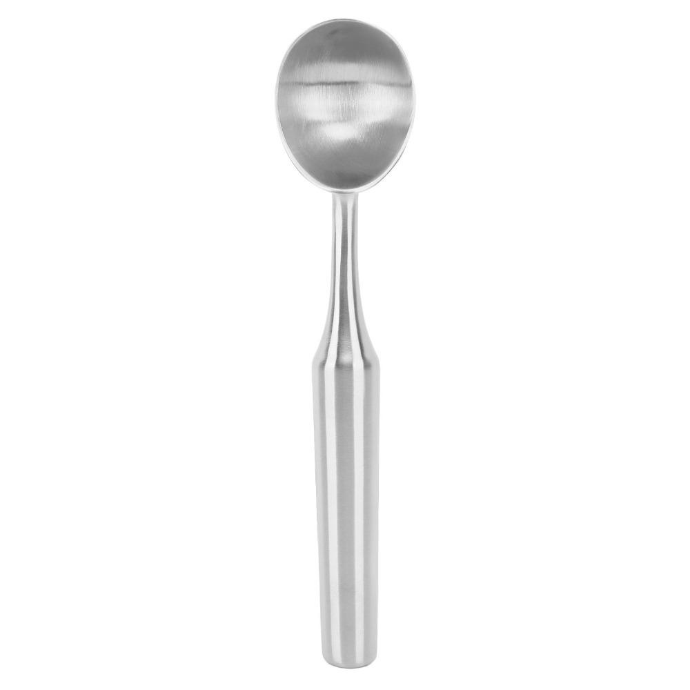Rustless Ice Cream Scoop Polished Solid Handle Dessert Ball Maker Round Spherical Golden and Silver Fruit Ball Scooper Dessert