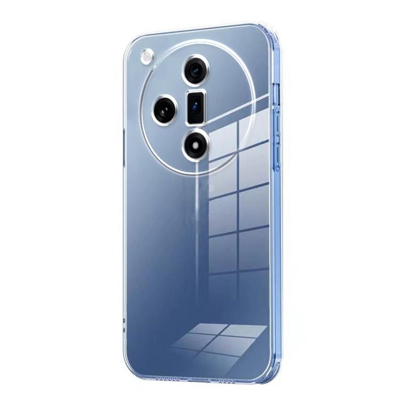 Suitable for Oppofindx7pro Phone Case Findx6 Transparent Findx5 Silicone Findx3 Protective Case X8pro