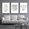 Positive Energy Phrases Inspirational Words Black White Simple Wall Art Modern Bedroom Dining Home Decoration Canvas Painting