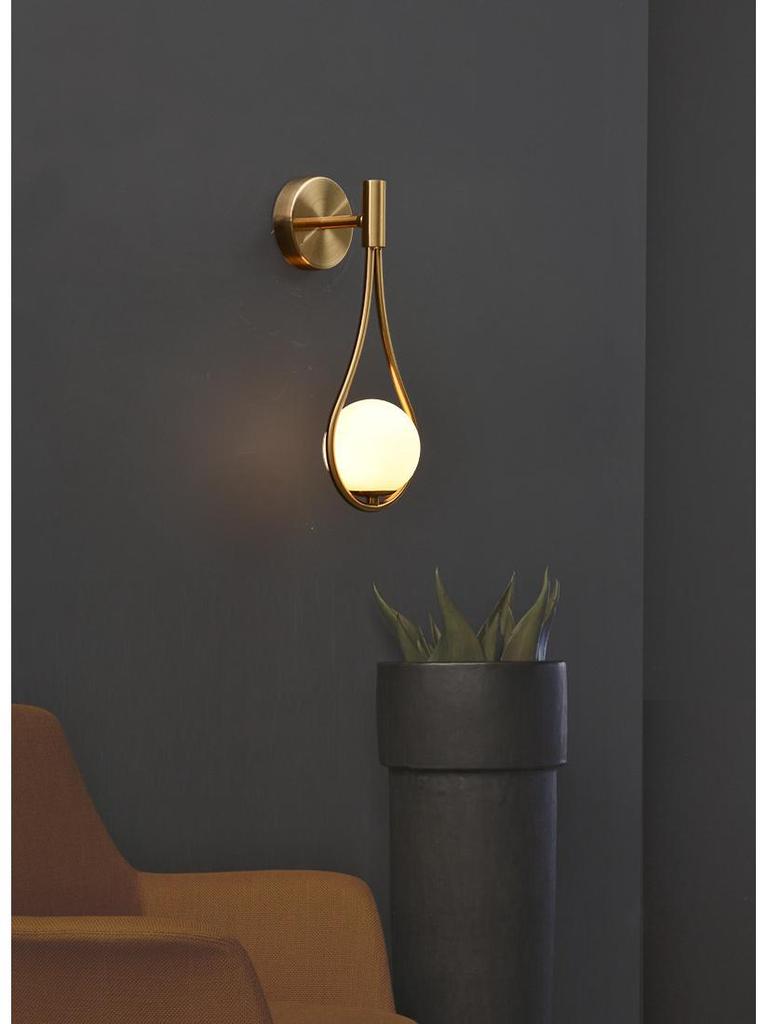 Nordische Gold Wandleuchte: Moderne Eleganz für Wohnzimmer, Schlafzimmer oder Treppenhaus