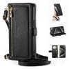Crossbody Zipper Card Solt Wallet Leather Case For Samsung Galaxy S25 Ultra S24 Plus S23 A56 A26 A36 A16 A54 A14 A24 Book Cover