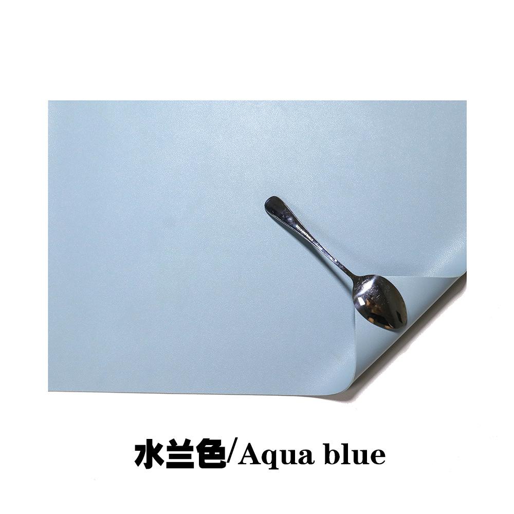 Nordic Luxury Napa Print Double Sides Leather Placemat Waterproof Heat-Resistant Table Mats Hotels Simple Elegant Dining Decor 43x30cm