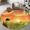 2023 Animation Cartoon 3D Rugs Round Mats Round Rugs Bathroom Mats Home Decoration Kitchen Rugs Living Room Rugs Non-slip Rugs