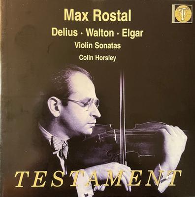CD EDWARD ELGAR, FREDERICK DELIUS, WIL - Violin Sonatas  SBT1319 Testament 2003 Japan Classical Used