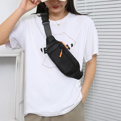 Jogging Fanny Pack Mini Crossbody Bag Sports Waist Bag 3 Pockets Travel Wallet Chest Bag for Men Women Running Travelling Hiking Biking