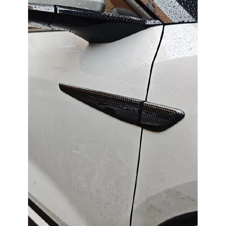 For BYD ATTO 2 YUAN PRO 2025 Accessories Door Side Label Chrome Plated Strip Carbon Auto Parts Fender Cover Styling Sticker