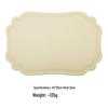 Nordic Retro Faux Leather Placemat: Waterproof, Oil-Proof, Insulated, Anti-Scald Table Mat for Household Use