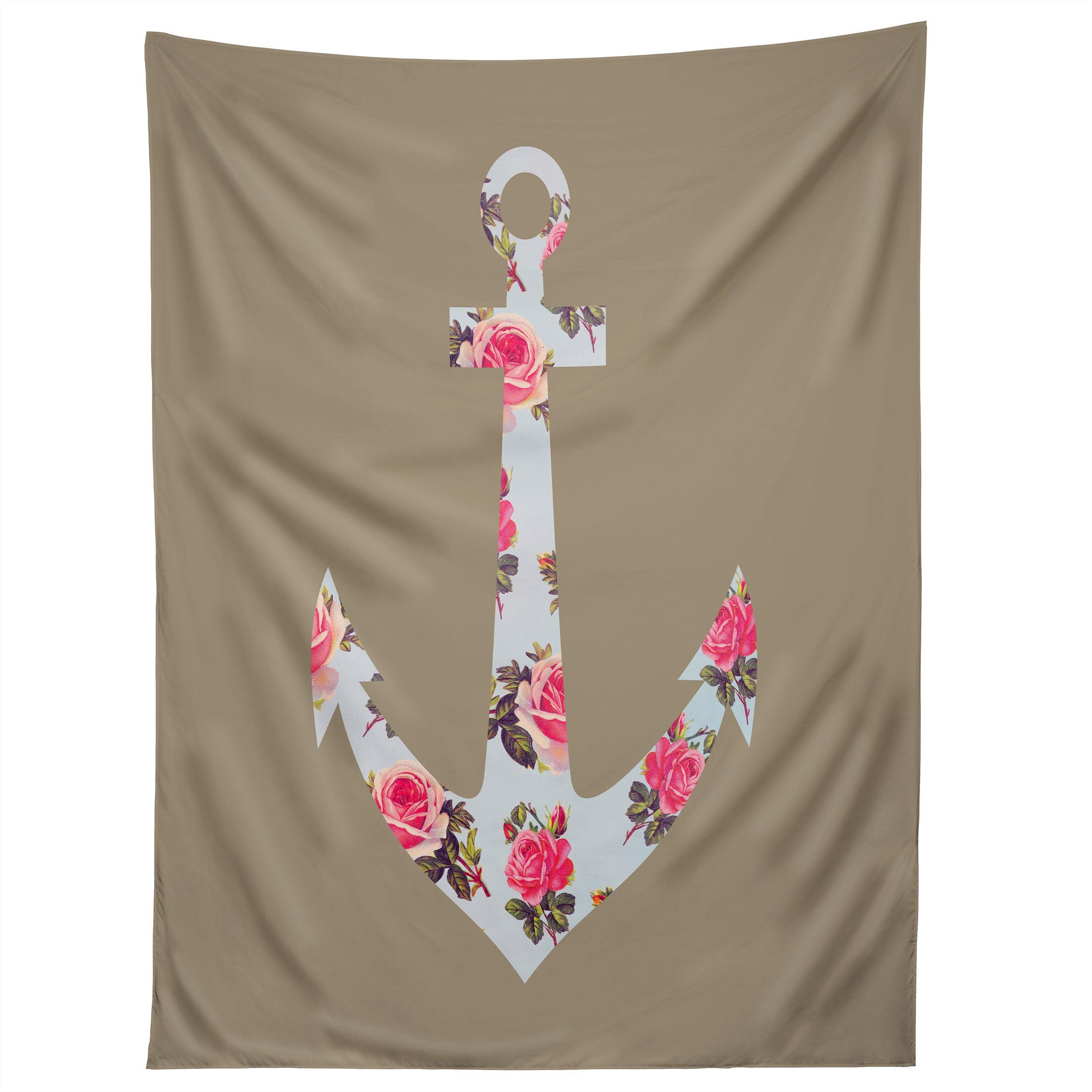 FLORAL ANCHOR tapestry 75x100