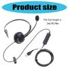USB Headset Noise Cancelling Microphone for PC and Laptop for Online Classes and Business Meetings Noise Cancelling