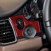 Real Carbon Fiber Car Accessories Dashboard Panel Decorative Trim Cover Soft Sticker For Porsche Panamera 2010-2016