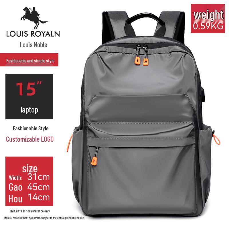 Men's Lightweight Large Capacity Travel and Laptop Backpack, Ideal for High School or College Students