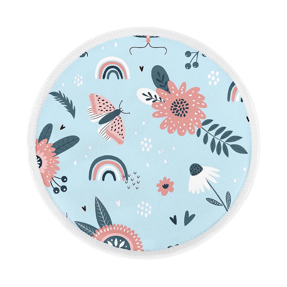 

Three-layer Waterproof Bamboo Fiber Breast Pads - Washable & Anti-overflow for Lactation