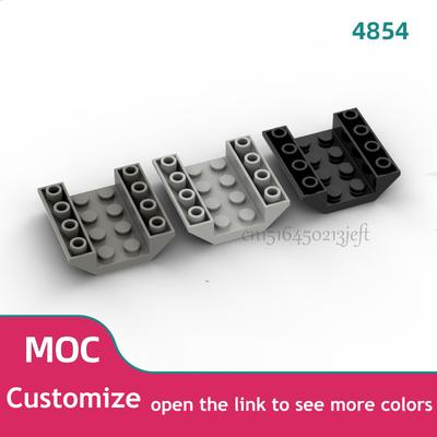 20 Stück 45° 4x4 Doppelt Invertiert mit offenem Zentrum 2 Löcher Bausteine MOC Teile Spielzeug Kompatibel 72454/4854