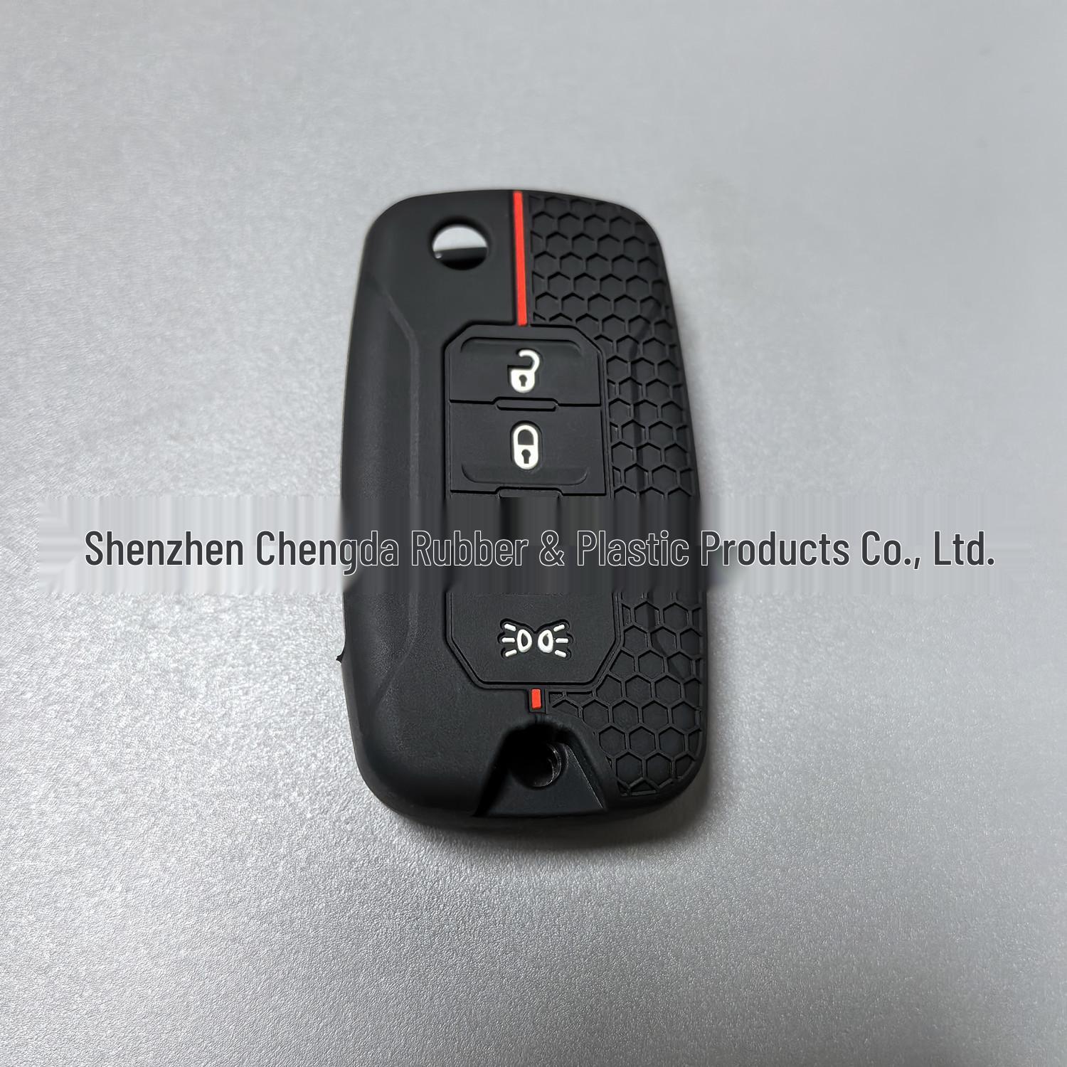 4-Button Silicone Honeycomb Key Cover for Jeep Renegade/Compass Default Bulk Shipment