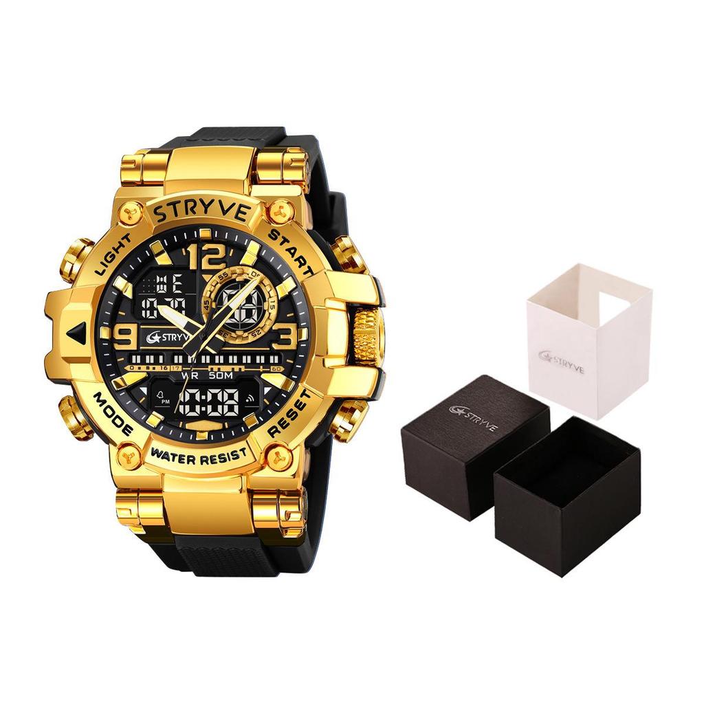 STRYVE Sports Multifunctional Luminous Waterproof Student Wristwatch