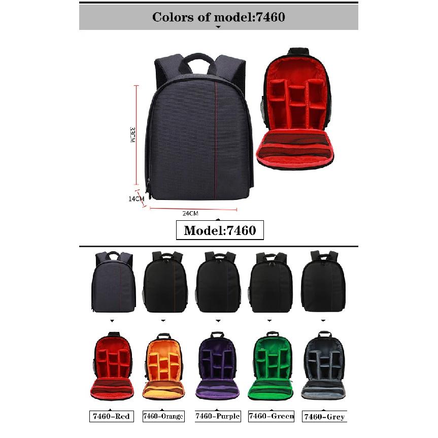 JINNUOLANG Waterproof Camera Backpack Photo Digital Bags For Canon Nikon Sony Xiaomi iPad DSLR Portable Travel Tripod Lens Bag