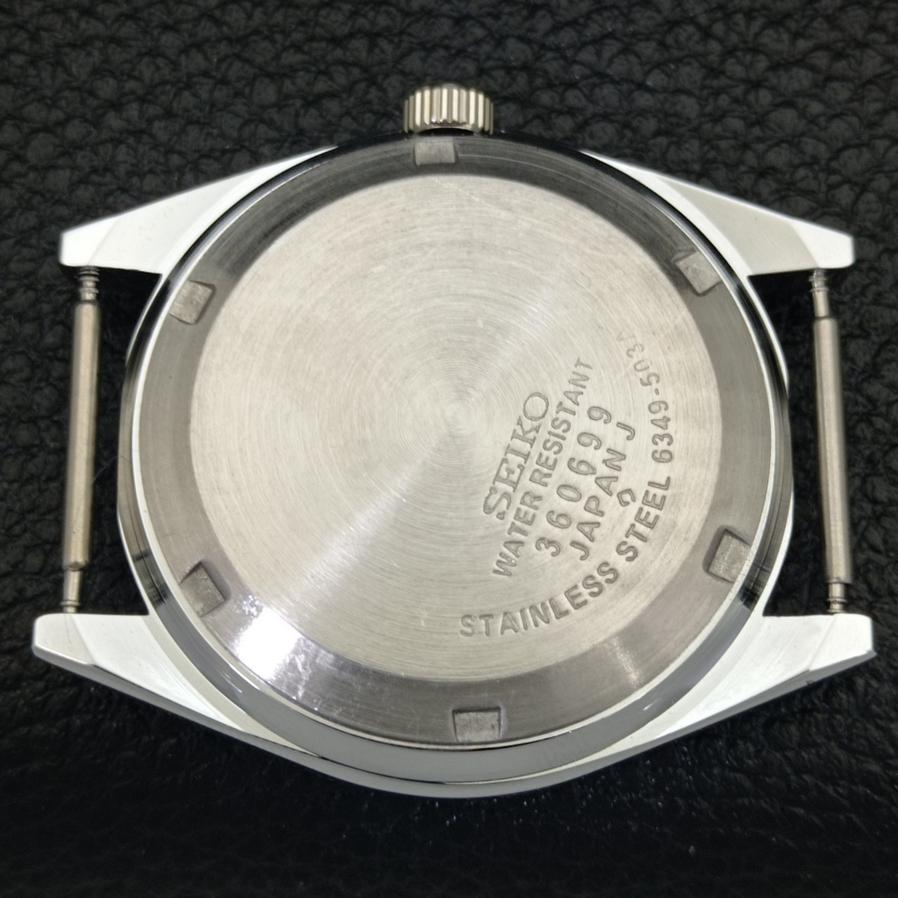 REFURBISHED SEIKO 5 6309A AUTOMATIC JAPAN MENS BLACK DIAL WATCH A427285-2