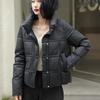 Winter New Products Simple and Loose Stand-up Collar Lightweight Down Jacket Women's Foreign Style Warm Down Jacket