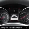 Carbon Fiber Car Center Console Dashboard Trim Strips For Mercedes Benz C Class W205 GLC X253 2015-2018 Interior Decals