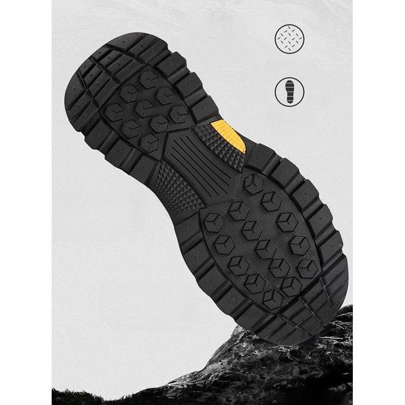 Herren Outdoorsport-Schuhe Anti-Rutsch Freizeit Atmungsaktiv Bergsteigerschuhe Große Größe Bequem Gummi-Außensohle Alle Jahreszeiten