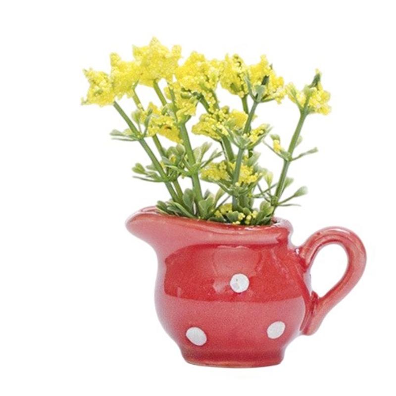 

Ceramic Fridge Magnetic Small Vase Flower Vase Sticker Maintenance Creative Project