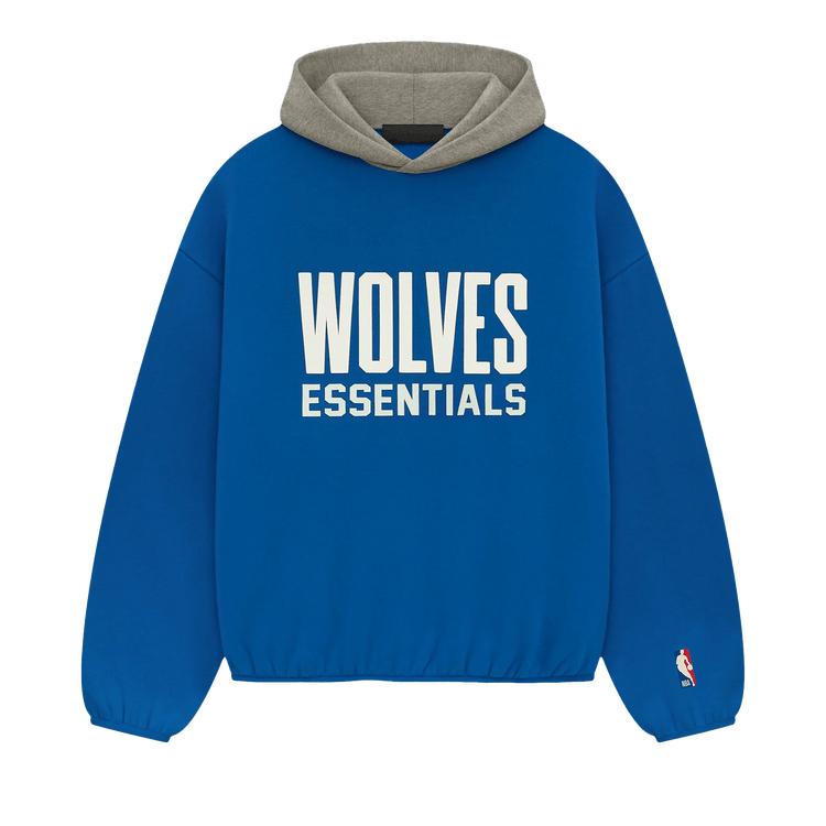 

Fear of God Essentials x NBA Minnestota Timberwolves Hoodie Blue Men Tops 192AL246507F M