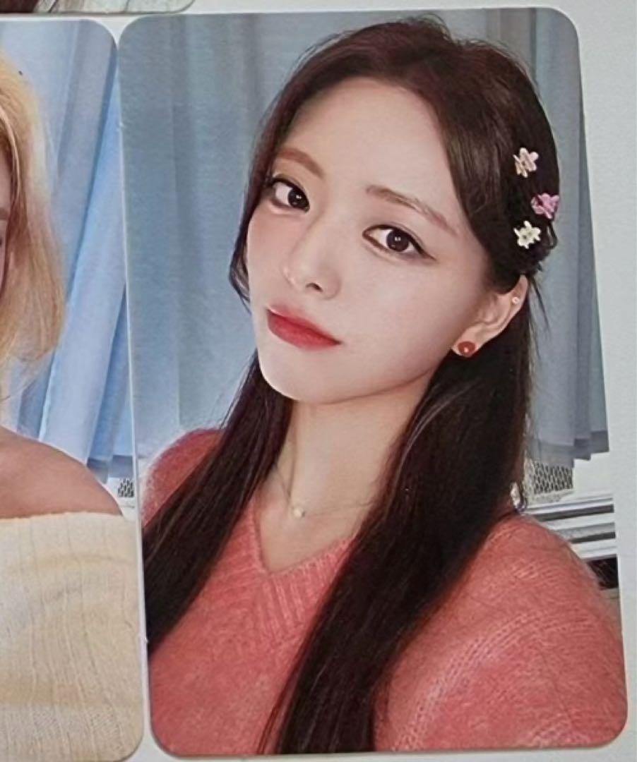 

[USED] ITZY Yuna GOLD makestar Yonton limited edition hair accessory trading card