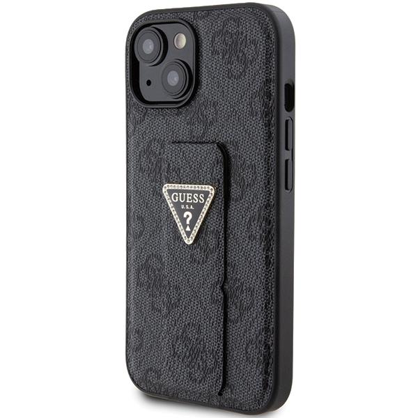 Guess Guhcp15Spgs4Tdk Iphone 15 / 14 / 13 6.1 Czarny/Black Hardcase Grip Stand 4G Triangle Strass
