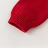 DAVE&BELLA Disney IP Girls' Red Knitted Cardigan