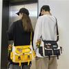 Unisex Unifarbene Nylon Crossbody-Tasche, Große Kapazität Lässige Schulter-Umhängetasche, Leichte Tägliche Reise Brusttasche
